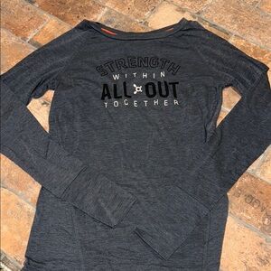 Orangetheory Charcoal Long Sleeve Tee